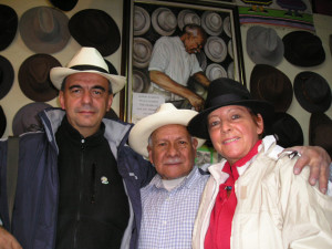 Nel negozio di Alberto Pullo a Cuenca (Ecuador)