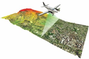 Un esempio di mappatura del terreno con il LIDAR, tecnologia usata in molti ambiti, dalle prospezioni idrogeologiche alle ricerche archeologiche.